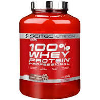 Scitec Nutrition Scitec 100% Whey Protein Professional 2350 g - Bílá čokoláda/jahoda