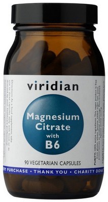 Viridian Nutrition Viridian Magnesium Citrate with Vitamin B6 90 kapslí
