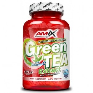 Amix Green Tea + vitamin C 100 kapslí