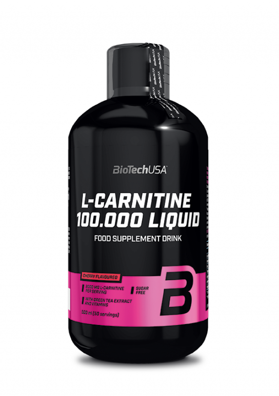 BioTech USA BioTech L-Carnitine 100000 Liquid 500 ml - Višeň
