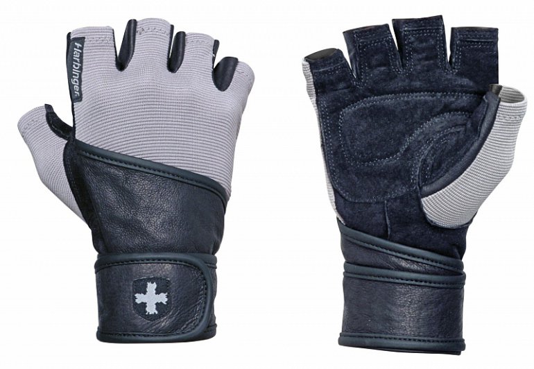Harbinger rukavice 130 Classic WristWrap - velikost S - černé