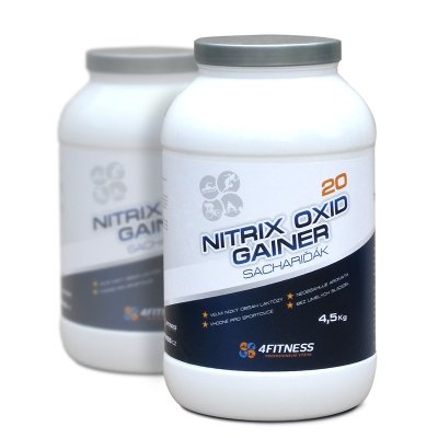 4FITNESS Gainer 20 nitrix oxid Sachariďák 3000 g - 15 tablet - karamelová příchuť k produktu