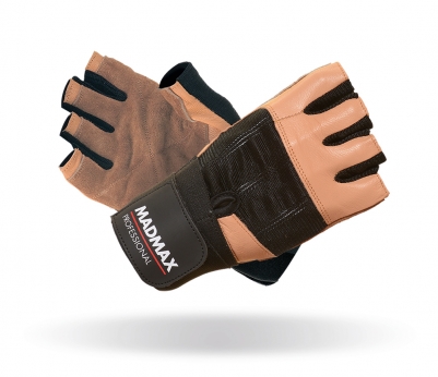MadMax rukavice PROFESSIONAL MFG269 - Vel. L - brown