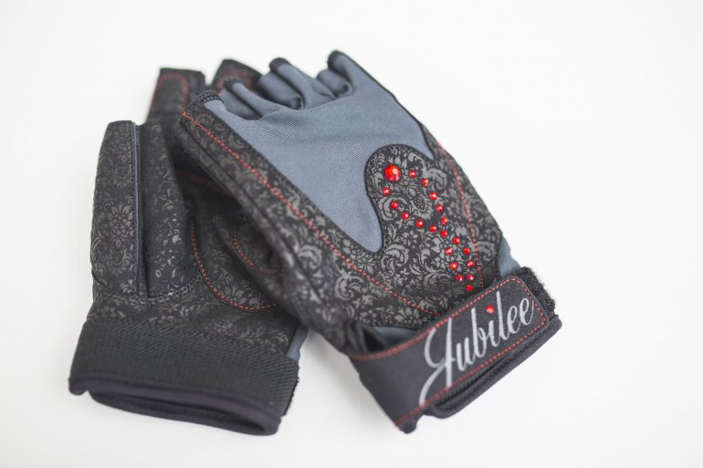 MadMax dámské rukavice JUBILEE with SWAROVSKI elements MFG740 - vel. M