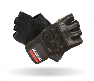 MadMax rukavice PROFESSIONAL EXCLUSIVE BLACK MFG269 - Vel. XL