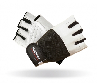 MadMax rukavice CLASIC MFG248 - vel. S - white