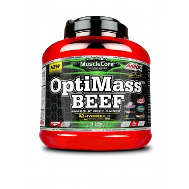 Amix MuscleCore® OptiMass™ Beef Gainer 2500 g - double chocolate with coconut