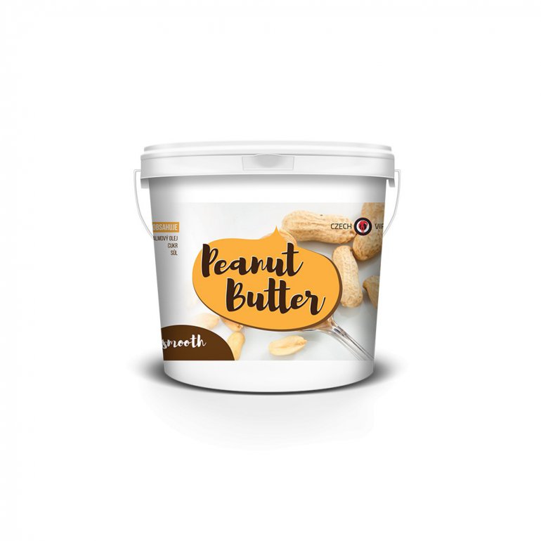 Czech Virus Peanut Butter 1000 g - Jemné arašídové máslo