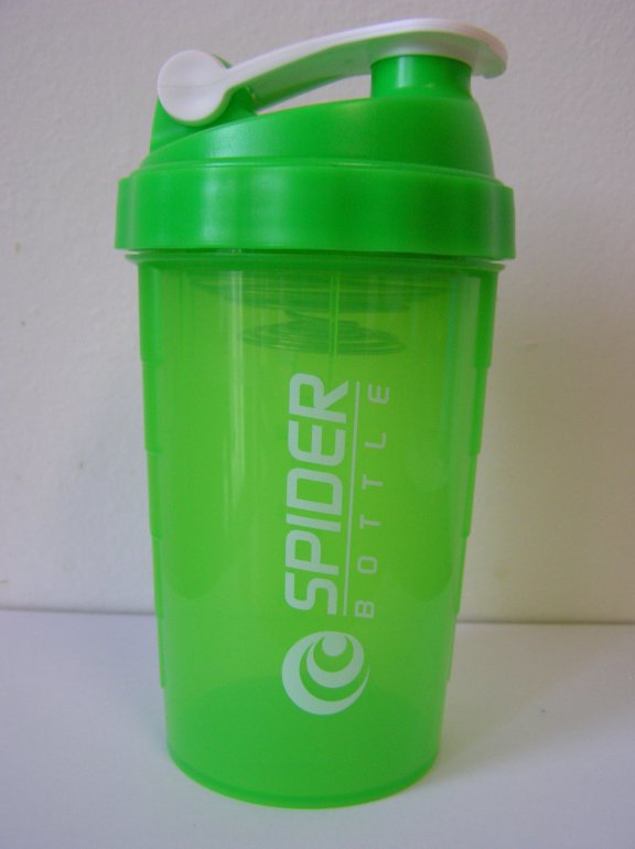 ostatní Šejkr Spider Bottle Mini 500 ml - neonová zelená