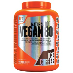 Extrifit Vegan 80 2000 g - Ledová káva