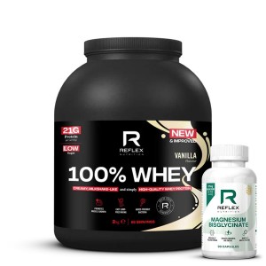 Reflex Nutrition 100% Whey Protein 2000 g + Magnesium 90 kapslí ZDARMA