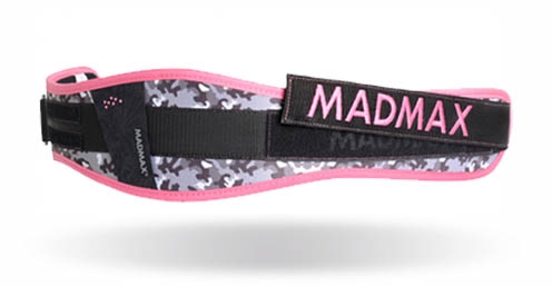 MadMax Dámský fitness opasek WMN - SWAROVSKI pink MFB314 - vel. S - růžový