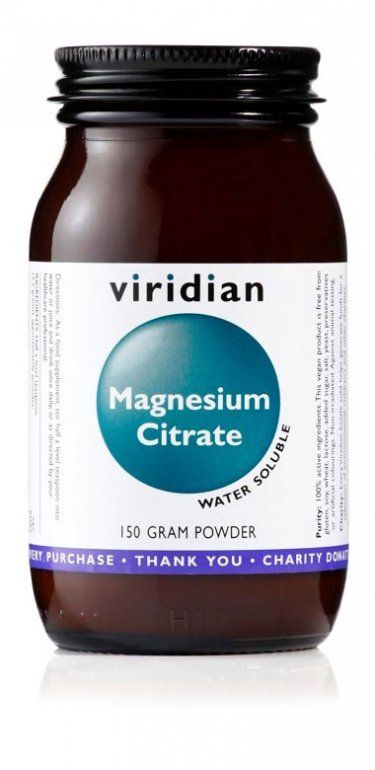 Viridian Nutrition Viridian Magnesium Citrate Powder 150 g