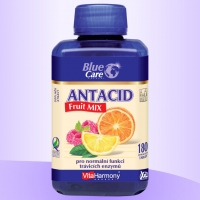 VitaHarmony Antacid Fruit MIX, pomeranč, citron, malina - žvýkací tablety - 60 žvýkacích tablet
