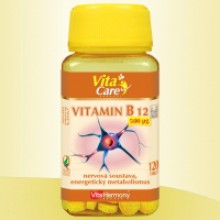 VitaHarmony Vitamin B12 - 120 tablet s okamžitým účinkem