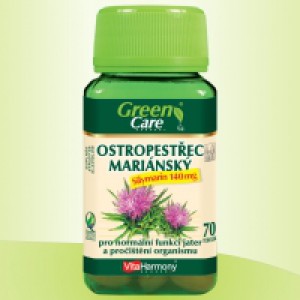 VitaHarmony Ostropestřec Mariánský - Silymarin 140 mg, 70 tobolek