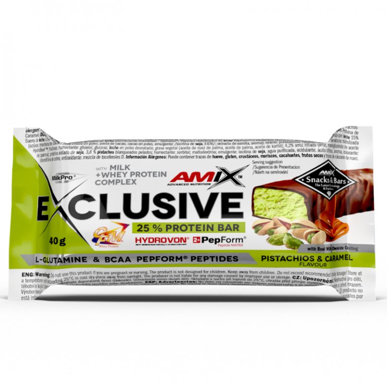 AMIX™ EXCLUSIVE PROTEIN BAR - 85 g - banán-čokoláda