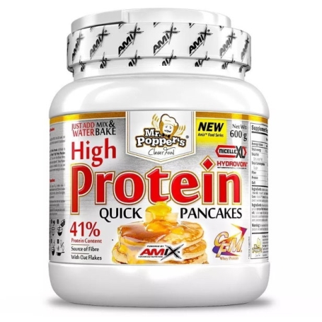 Amix Mr.Poppers High Protein Pancakes 600 g - Vanilka - jogurt