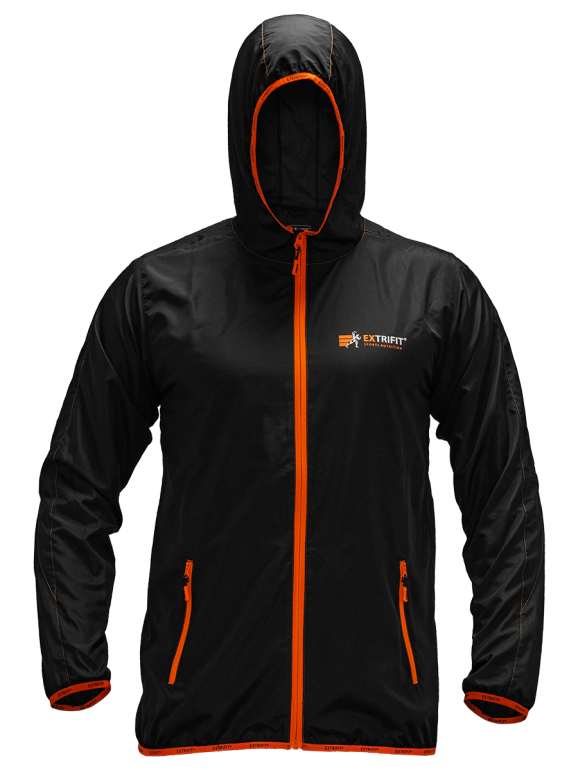 Extrifit pánská bunda s kapuci - Oranžová - XL
