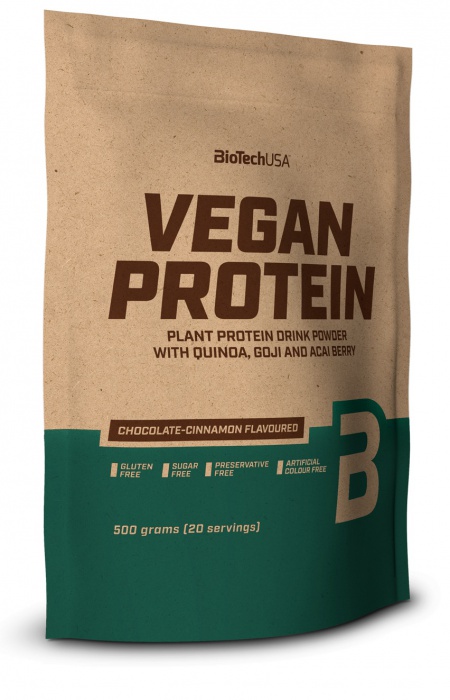 BioTech USA Vegan Protein 500 g - Lesní ovoce