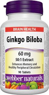 WEBBER NATURALS Ginkgo Biloba 90 tablet