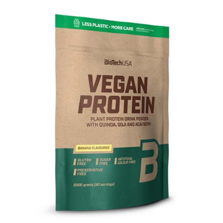 BioTech USA Vegan Protein 2000 g - Banán