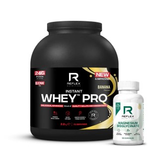 Reflex Nutrition Instant Whey Pro 2200 g + Magnesium 90 kapslí ZDARMA