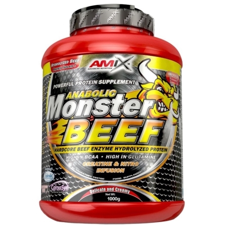 Amix Anabolic Monster beef 90% Protein 1000 g - Vanilka s limetkou