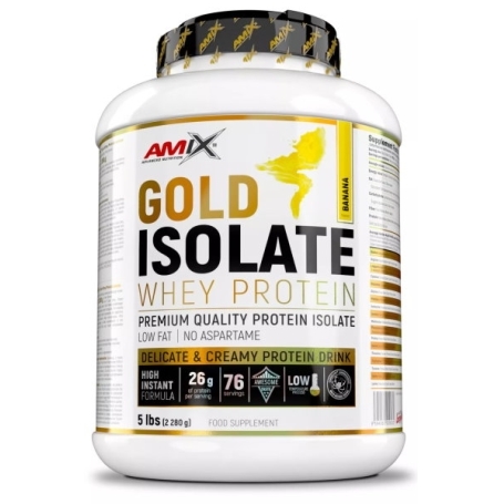 Amix GOLD WHEY PROTEIN ISOLATE 2280 g - Přírodní vanilka