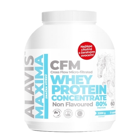 Alavis Maxima CFM Whey Protein Concentrate 1500 g - Bez příchutě