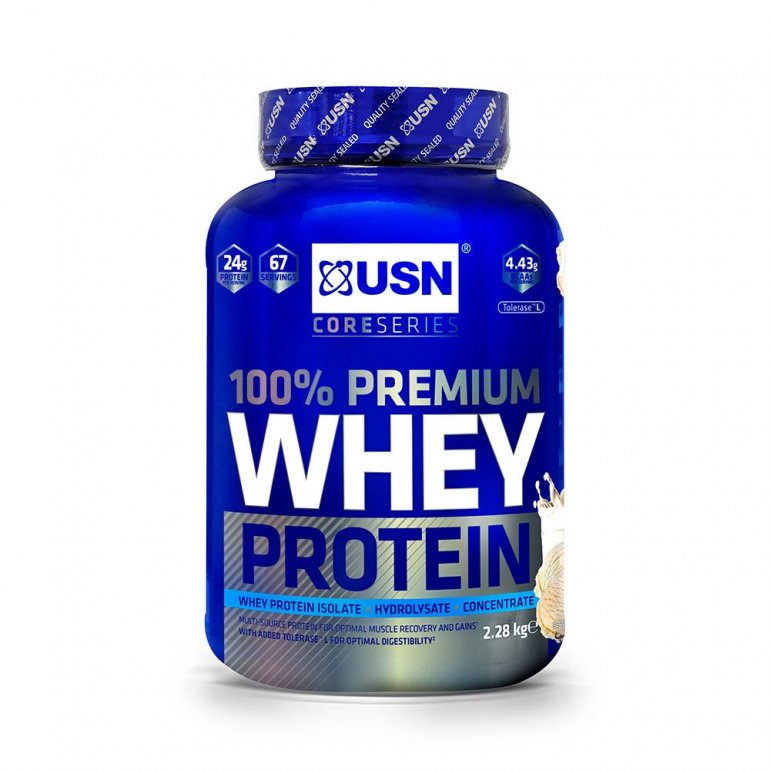 USN Whey Protein premium 2280 g - Cookies cream