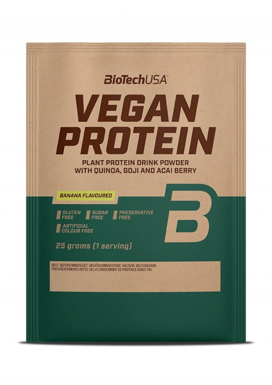 BioTech USA Vegan Protein 25 g - Banán