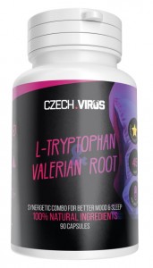 Czech Virus L-Tryptophan & Valerian Root 90 kapslí