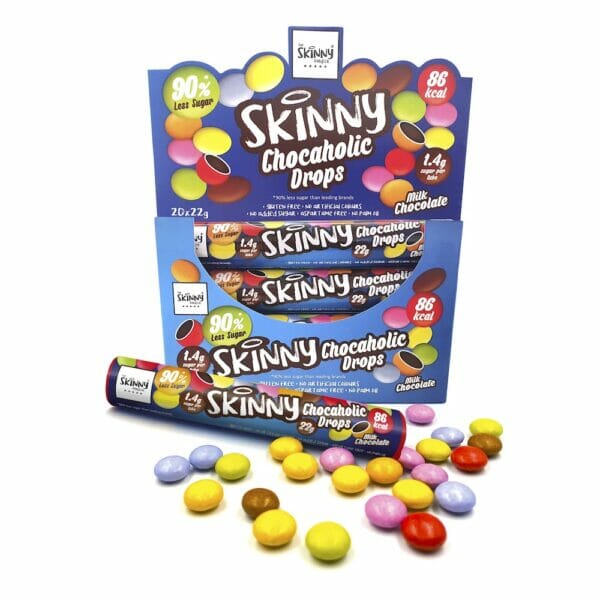 SKINNY FOOD Skinny Chocaholic Drops milk chocolate 22 g