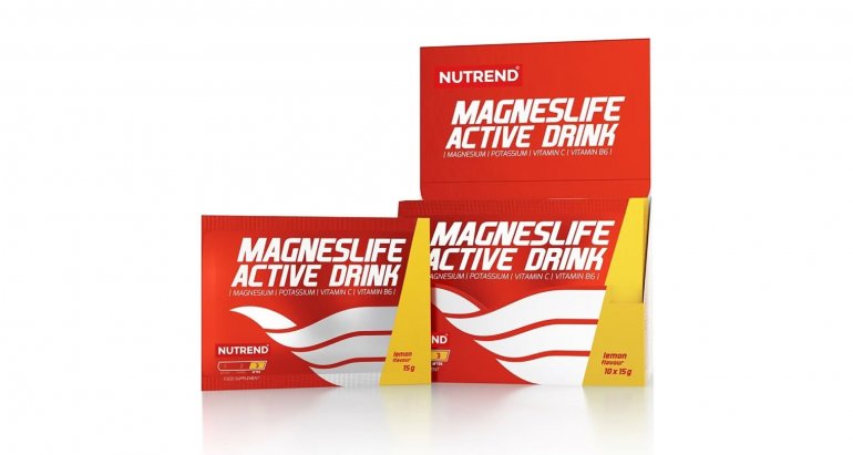 Nutrend Magneslife Active Drink 10 x 15 g - Pomeranč