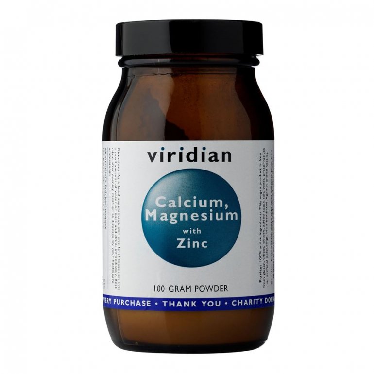 Viridian Nutrition Viridian Calcium Magnesium with Zinc 100 g