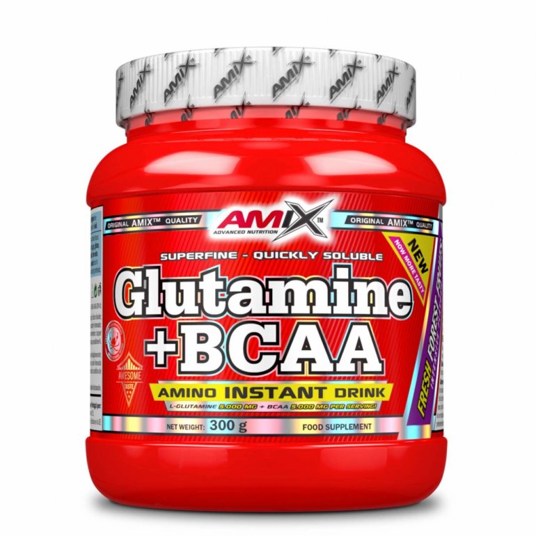 AMix L-Glutamine + BCAA 300 g - natural