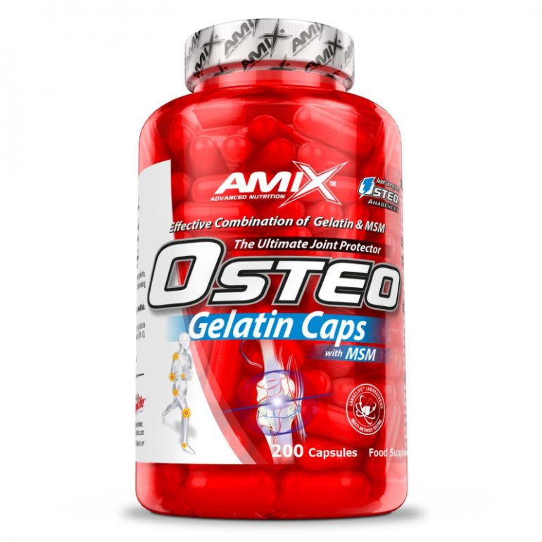Amix Osteo Gelatine + MSM 400 kapslí