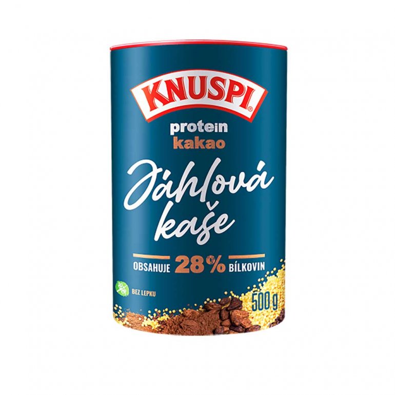 Knuspi Jáhlová kaše 500 g protein kakao - exp. 19.04.2024