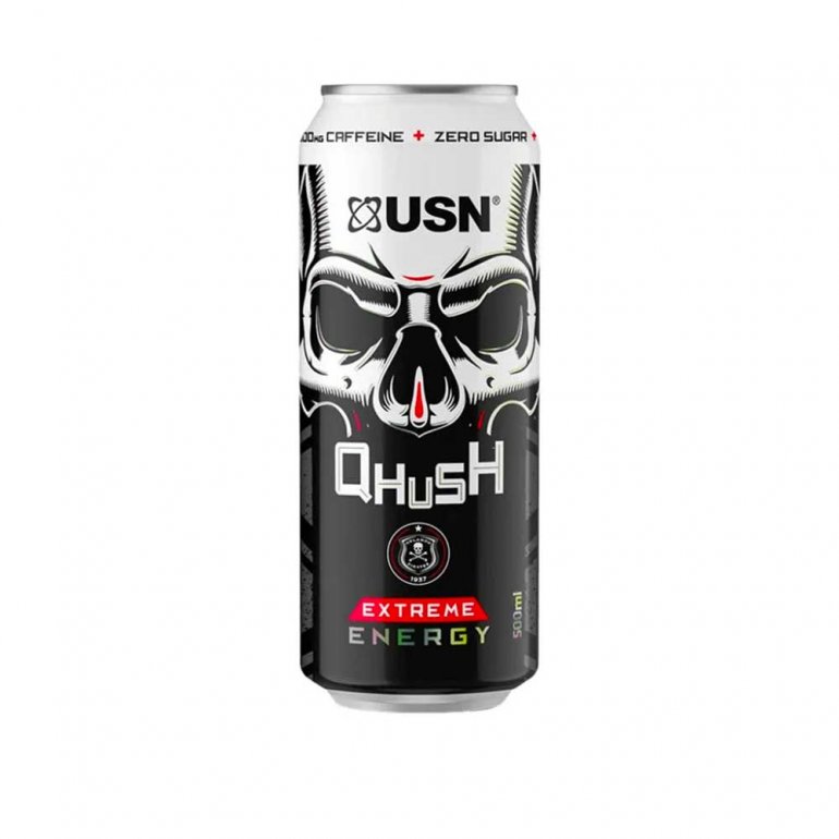 USN Qhush Energy Drink 500 ml - Blue Gaming