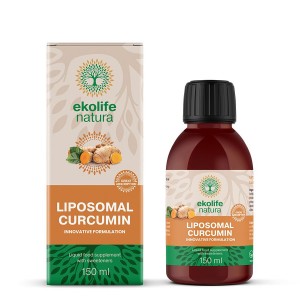 EKOLIFE NATURA Liposomal Curcumin 150ml (Lipozomální kurkumin)